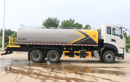 国六东风天龙18方后双桥洒水车图片 国六东风天龙18方后双桥洒水车图片