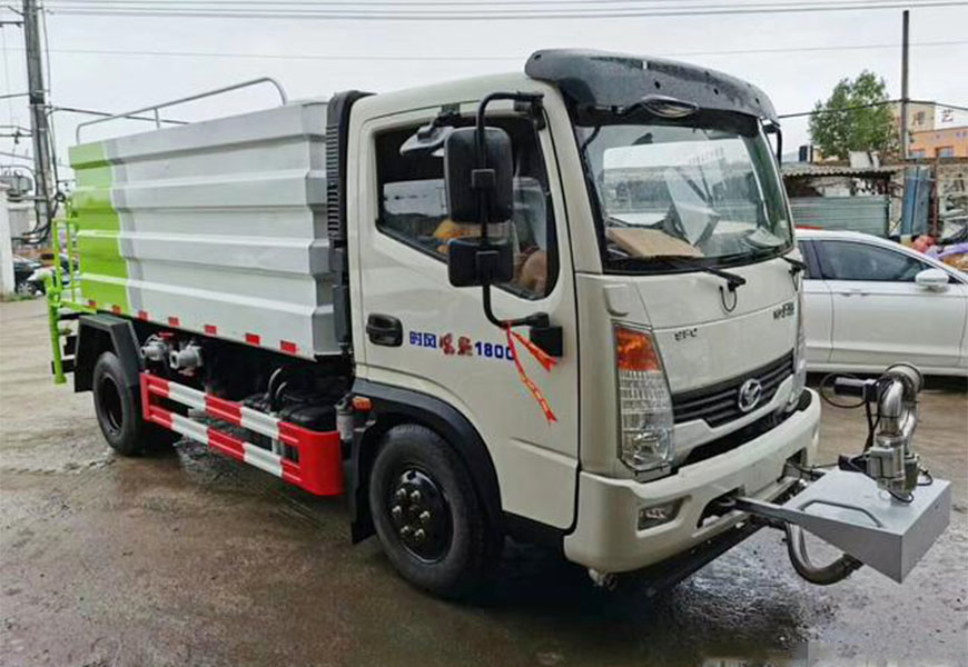 时风7方蓝牌多功能抑尘洒水车展示图