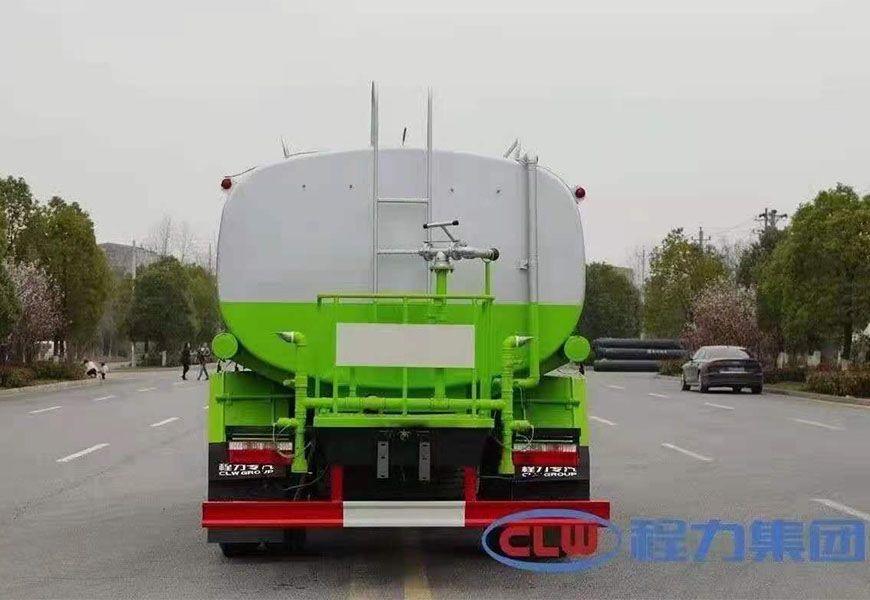 东风福瑞卡F9国六12方洒水车后方展示图